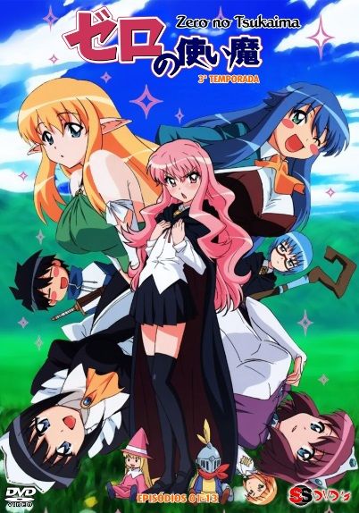 zero-no-tsukaima-top-Animes de comédia romântica
