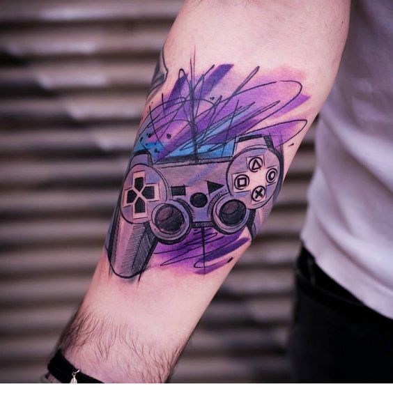 Top 10 Tatuagens de Playstation PS4 PSone Meta Galáxia