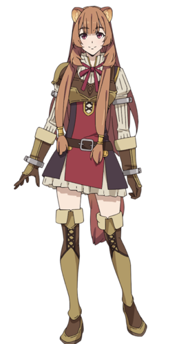 Os personagens de Tate No Yuusha No Nariagari Raphtalia