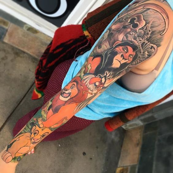 Top 10 Tatuagens de Rei Leão