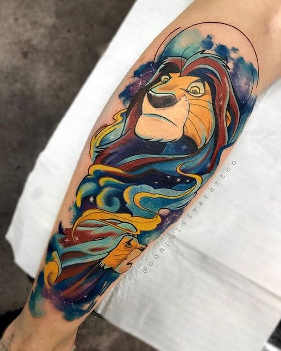 Top 10 Tatuagens de Rei Leão