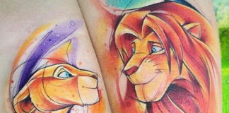 Top 10 Tatuagens de Rei Leão