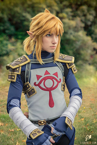 cosplay incrível de Link de Breath of the Wild