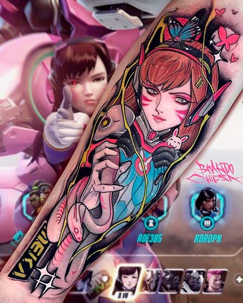 top 10 tatuagens de overwatch