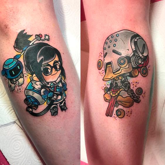 top 10 tatuagens de overwatch