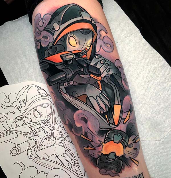 top 10 tatuagens de overwatch