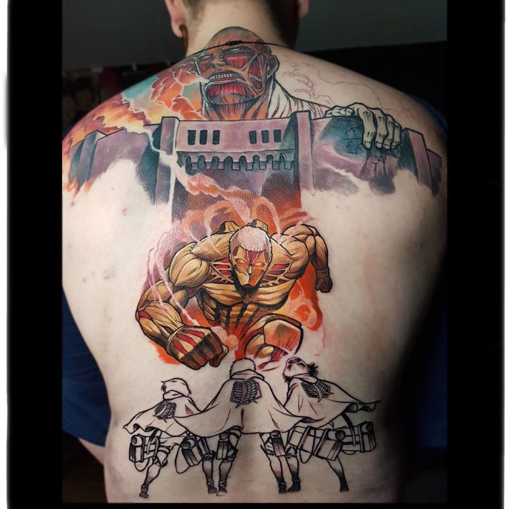 Top 10 Tatuagens de Shingeki no Kyojin