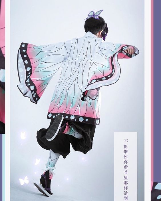 cosplay perfeito de Shinobu Kocho de Demon Slayer