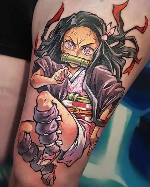 top 10 tatuagens de kimetsu no yaiba