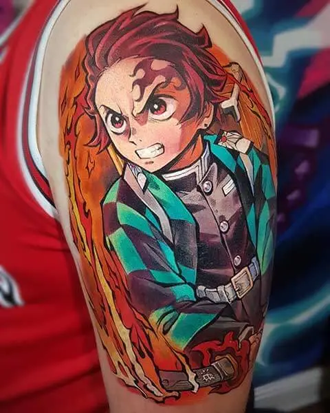 top 10 tatuagens de kimetsu no yaiba