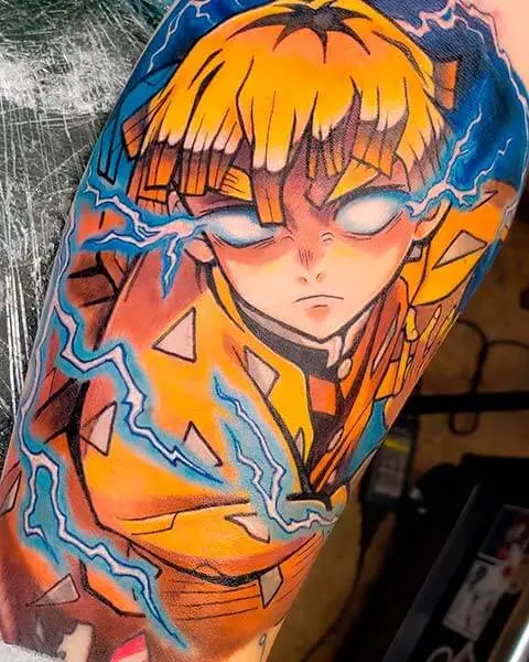 top 10 tatuagens de kimetsu no yaiba