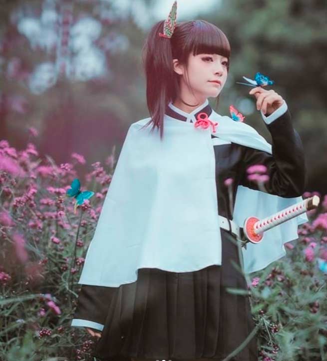 Cosplay de Kanao de Demon Slayer