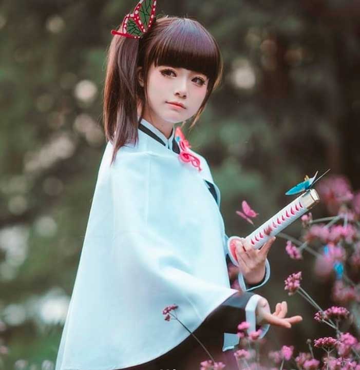 Cosplay de Kanao de Demon Slayer