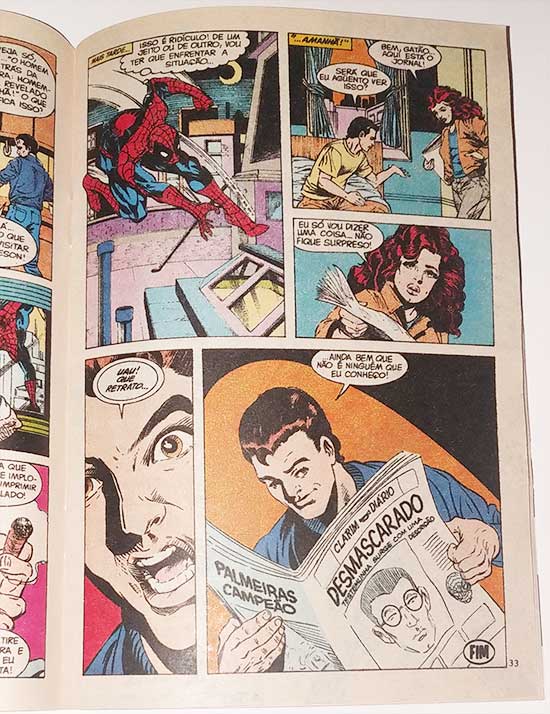 HQ do Homem-Aranha homenageia Palmeiras campeão