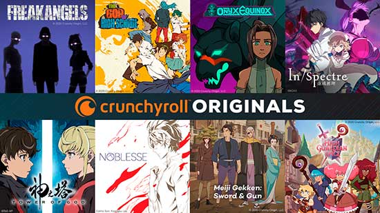 primeiros animes Originais da Crunchyroll