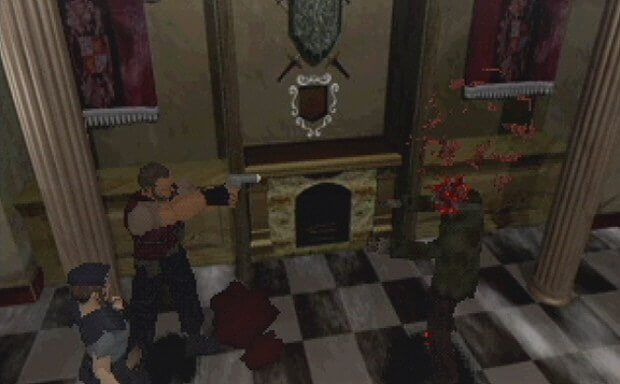 Cena do início de Resident Evil 1