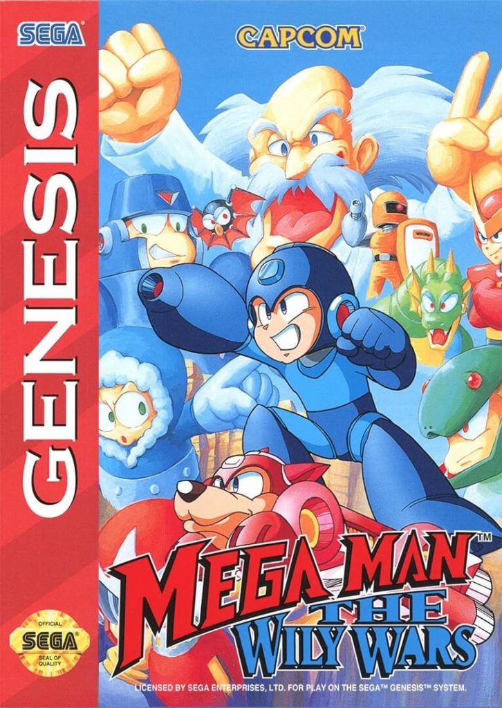Capa do jogo, lançado para mega drive