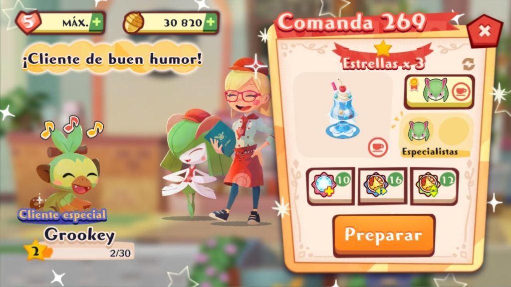 cliente de bom humor