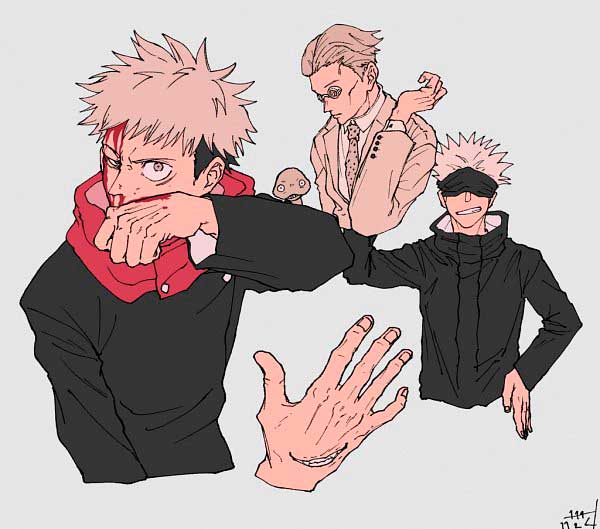 Os Personagens de Jujutsu Kaisen