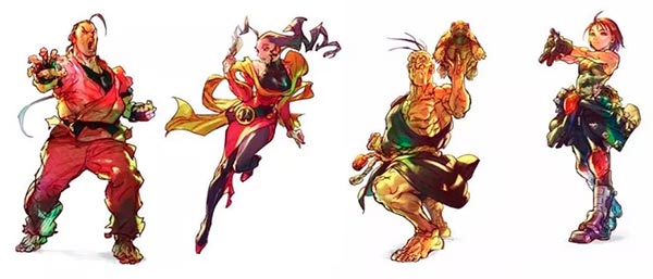 personagens de Street Fighter V