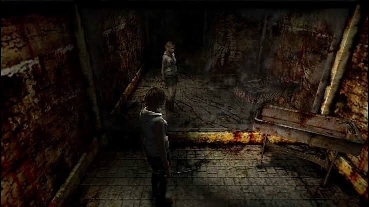 Cena do espelho em Silent Hill 3