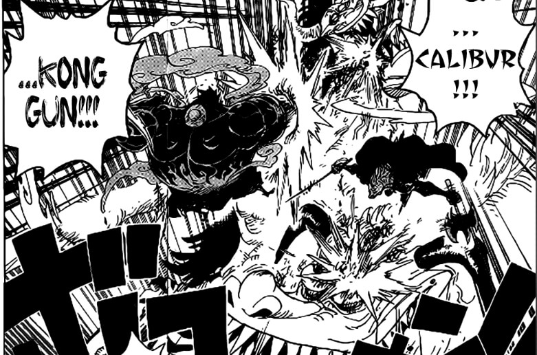 Fim de One Piece 890, Encontro entre Luffy e X-Drake