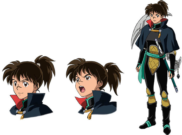 Os personagens de Yashahime