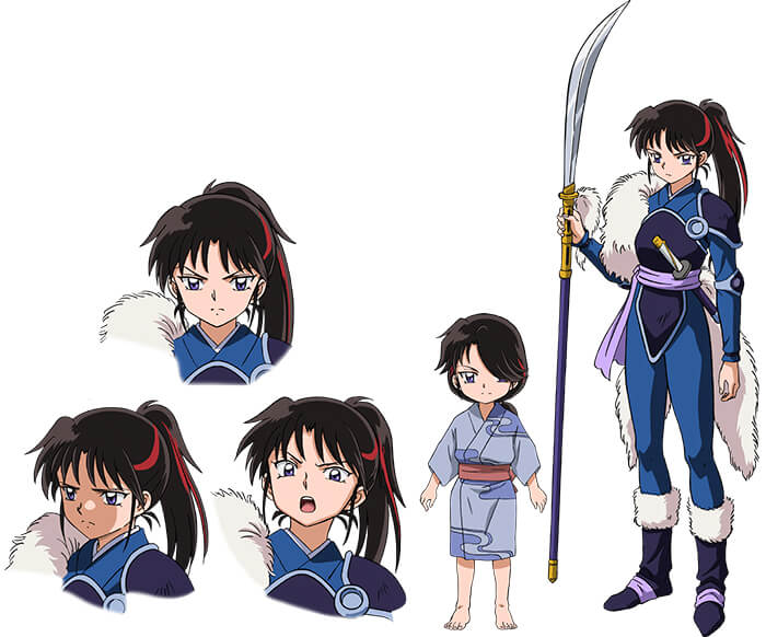 Os personagens de Yashahime