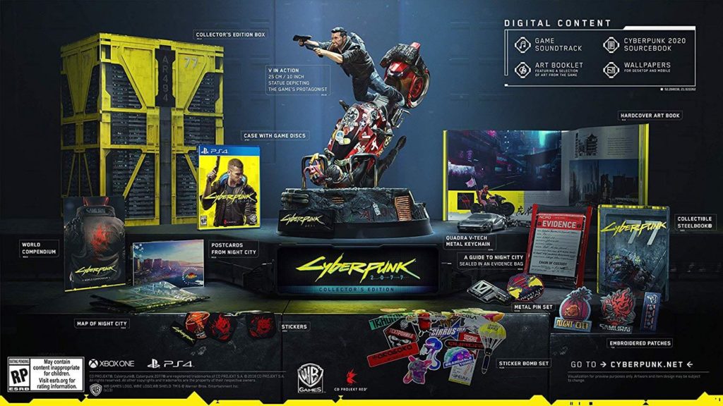 Os Produtos de Cyberpunk 2077