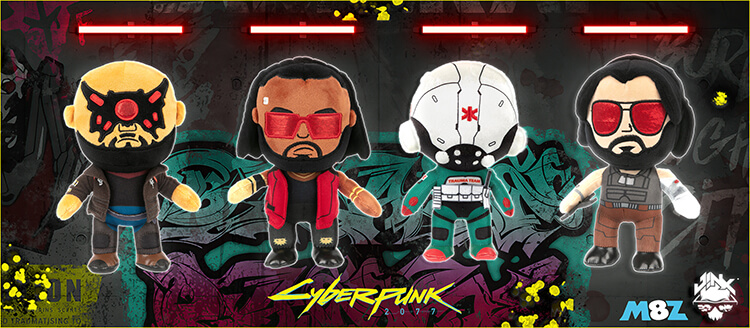 Os Produtos de Cyberpunk 2077 Pelucias