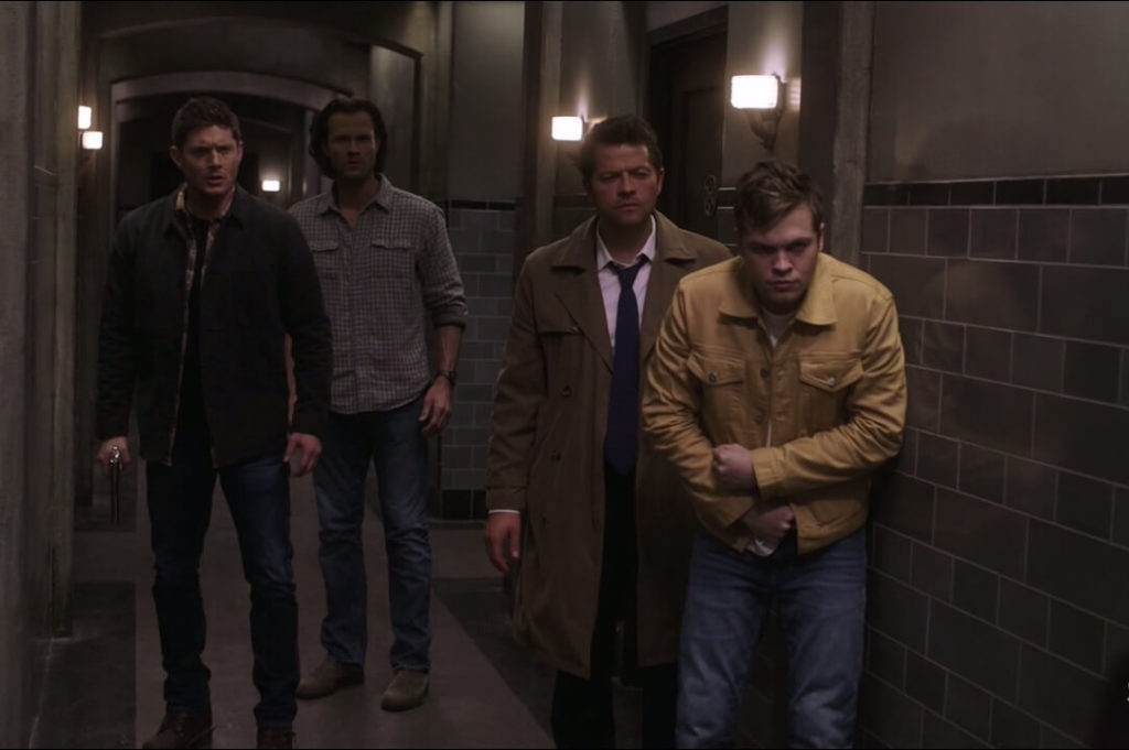Cena do fim de Supernatural 15x17