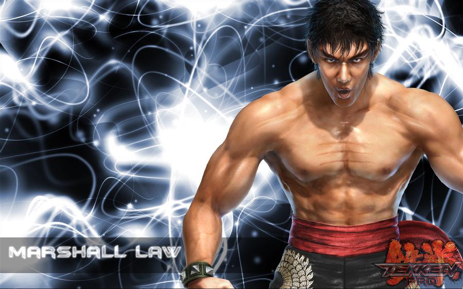 Imagem do personagem Marshall Law, de Tekken