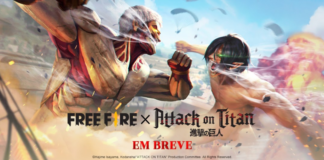 Free Fire anuncia crossover com Attack on Titan