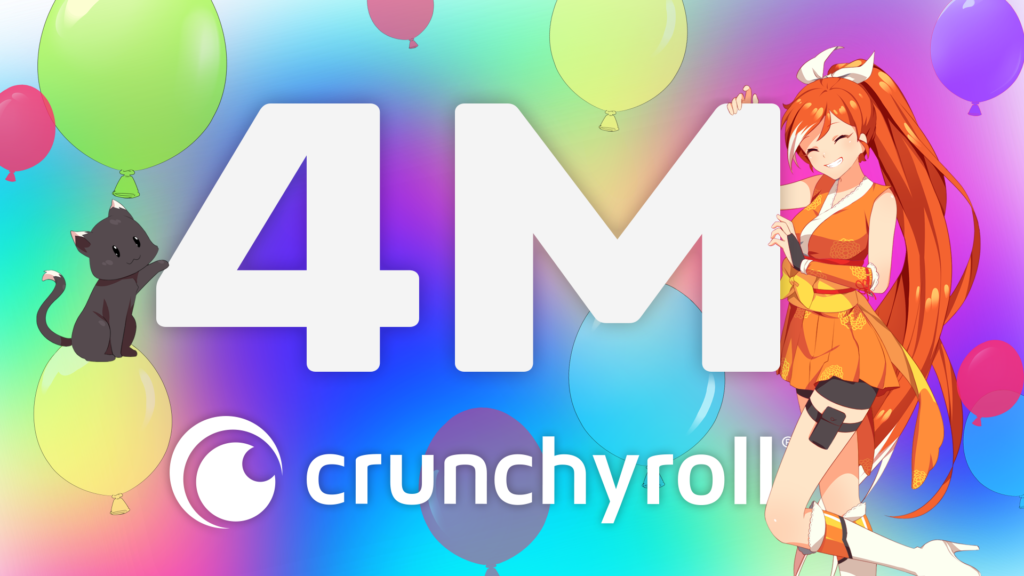 Crunchyroll Atinge 4 Milhões de Assinantes