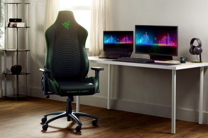 Nova cadeira gamer da Razer proporciona máximo conforto