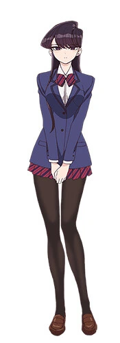 os personagens de komi san wa