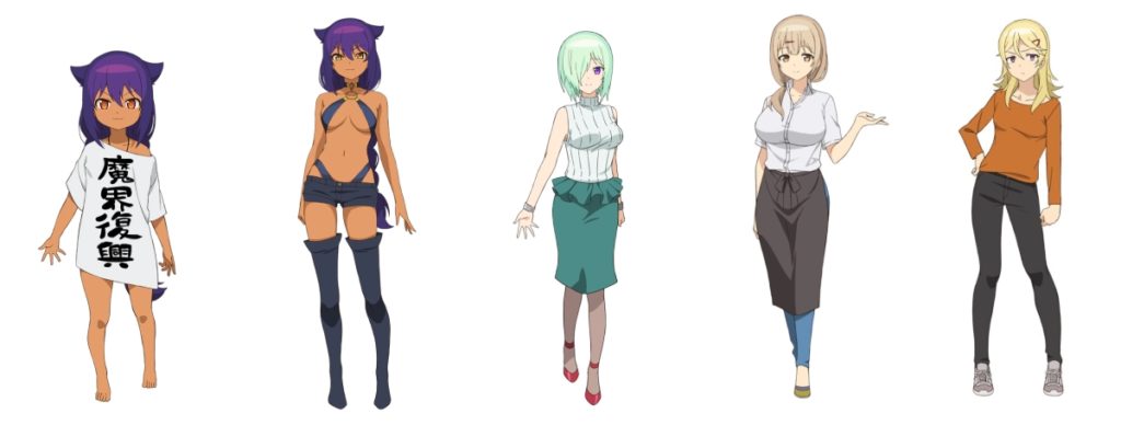 personagens de Jahy-sama wa Kujikenai