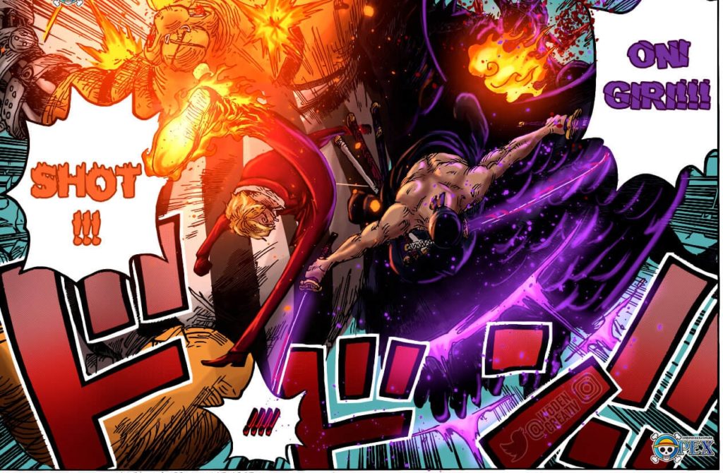 Página final de One Piece 1022