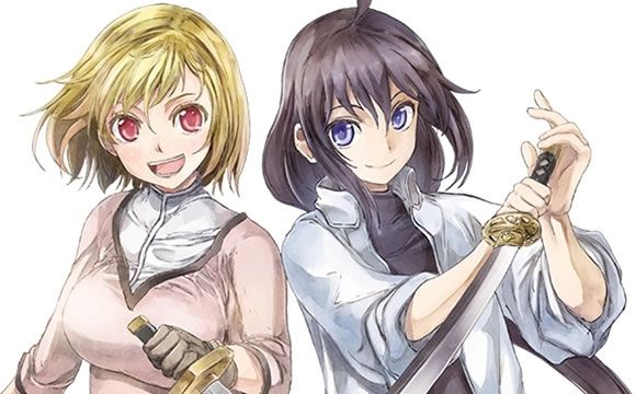 Saltherine Aldarake e Mikoto Kibitsu