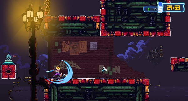 Aeon Drive O Jogo de Speedrun de Plataformas Cyberpunk vai se Teleportar para o PC e Consoles em 30 de Setembro