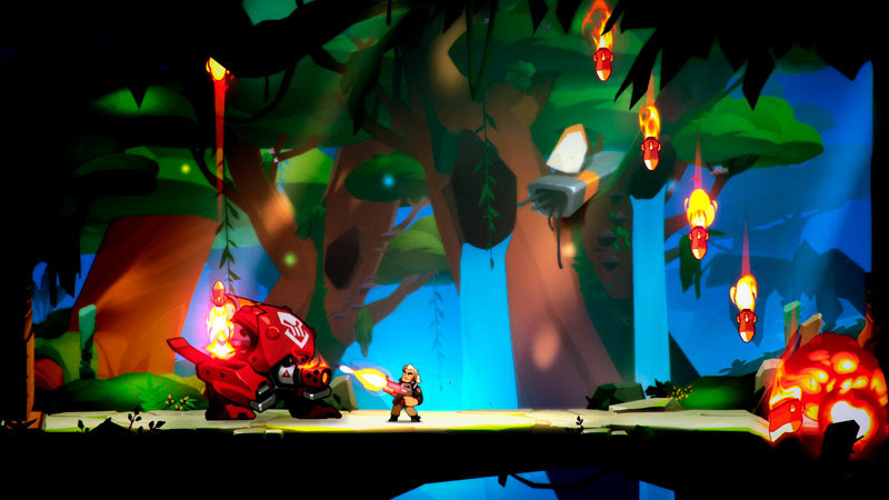 Blast Brigade traz explosiva aventura de ação em 2D para consoles e PC