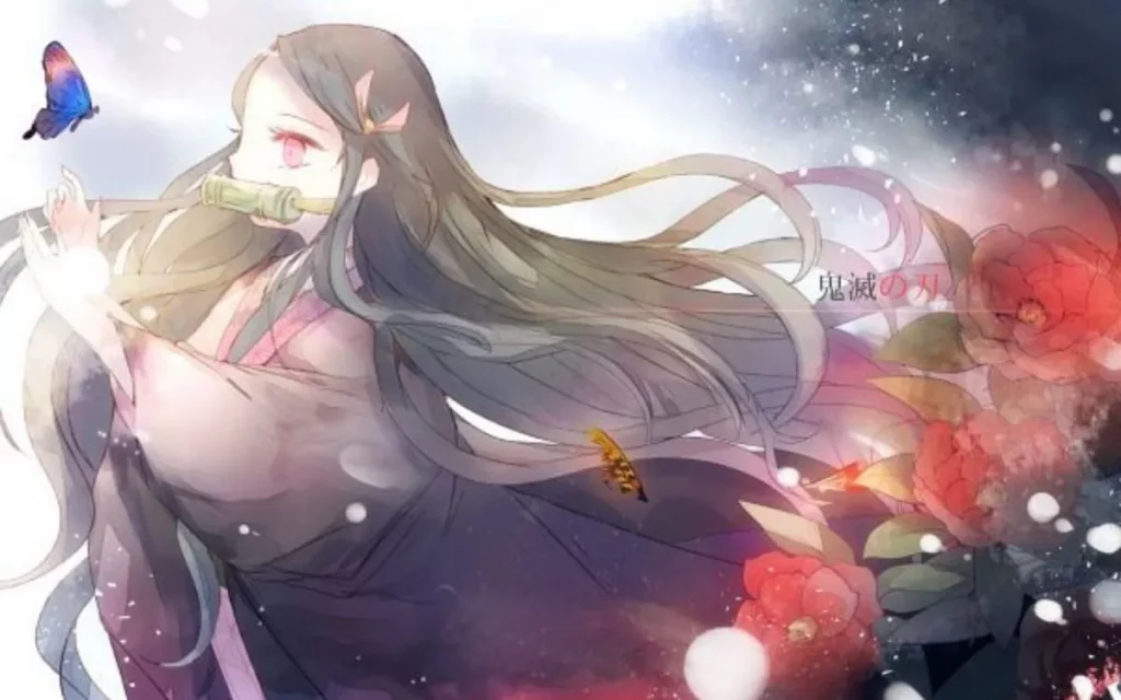 Nezuko Kamado. Arte de fã. Fonte: Zerochan