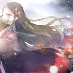 Tudo sobre todas as personagens Femininas de Demon Slayer (Kimetsu no Yaiba) Nezuko Kamado. Arte de fã. Fonte: Zerochan