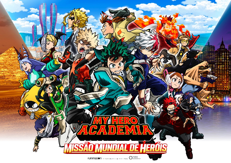 Funimation lança "My Hero Academia: Missão Mundial de Heróis" no Brasil