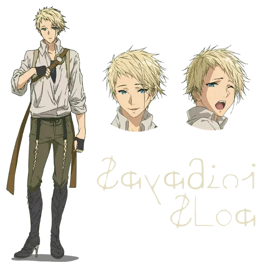 Os personagens de Violet Evergarden da Netflix