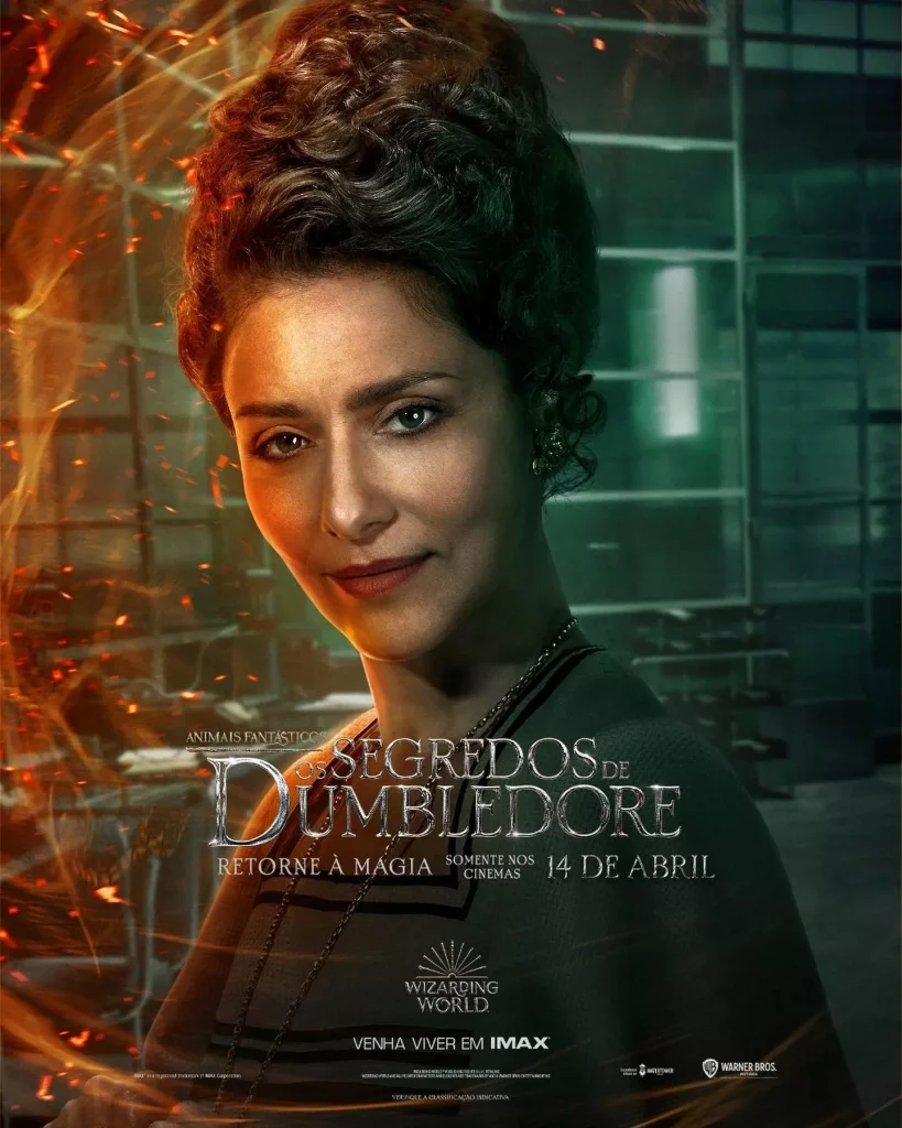 Animais Fantásticos: Os Segredos de Dumbledore, novo filme de Harry Potter, tem pôsteres divulgados; brasileira Maria Fernanda Cândido é destaque
