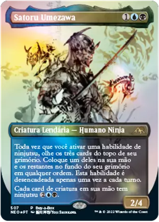 Kamigawa: Dinastia Neon ganha versão física com cards inéditos; jogadores também podem conferir coleção no MTG Arena, versão digital do game