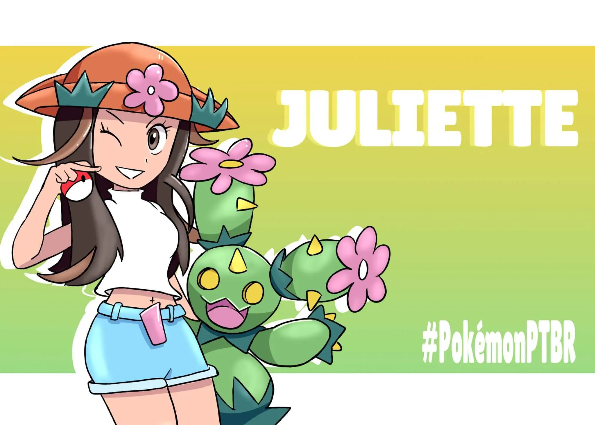 Artistas transformam Juliette em Treinadora Pokémon para apoiar
