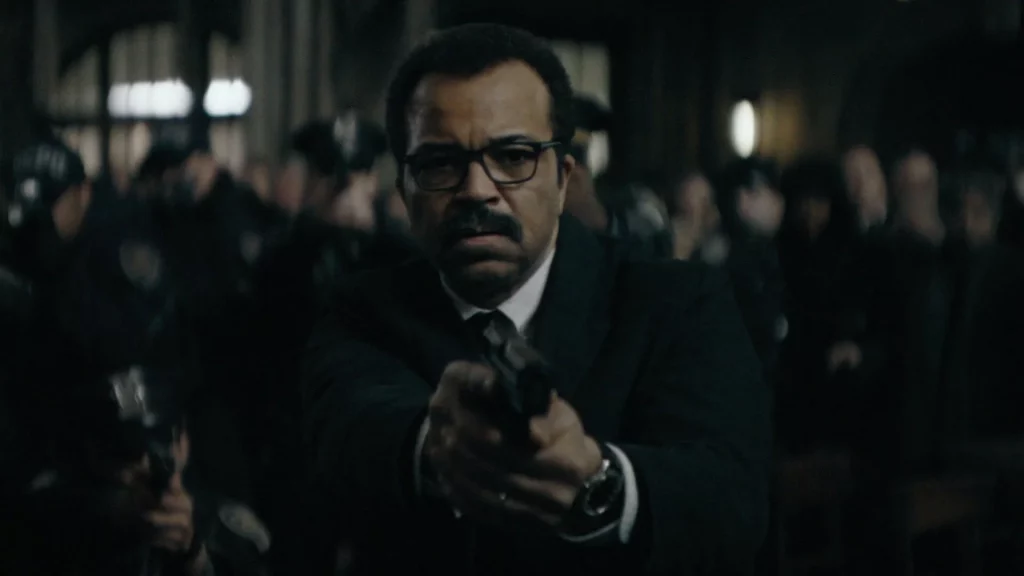 resenha de the batman. comissário gordon vivido por Jeffrey Wright