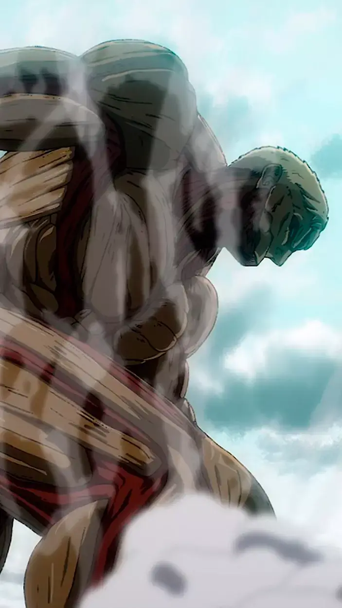 Shingeki no Kyojin Episódio 86 - Retrospectiva Reiner e Annie lutam em  Attack on Titan